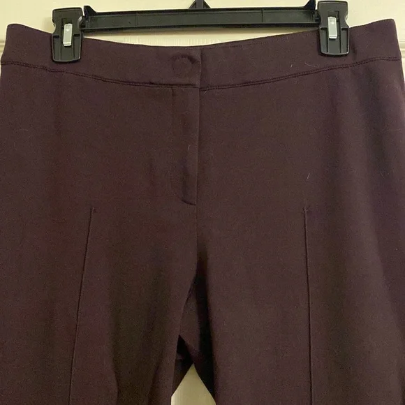 Akris Punto Maroon stretch dress pants, size 8 - Picture 4 of 8